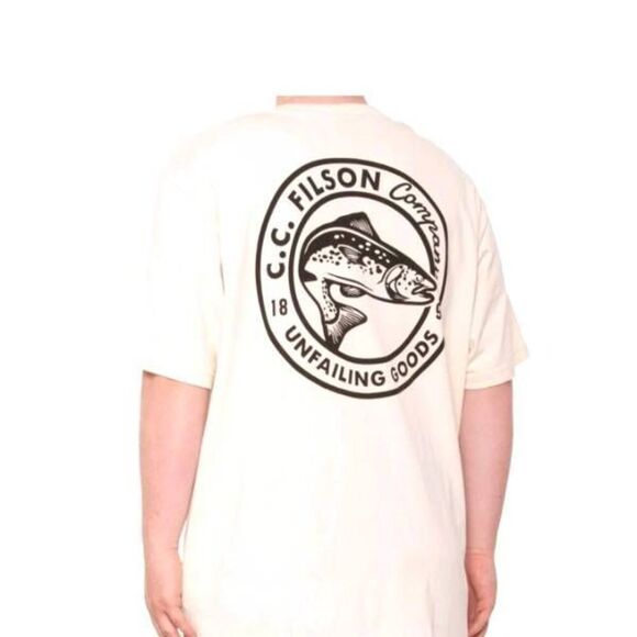 Filson Alaska Outfitter Unfailing Goods Men's Pioneer Graphic T-Shirt - Size XS - Picture 1 of 4